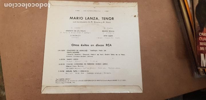 Discos de vinilo: MARIO LANZA - Foto 2