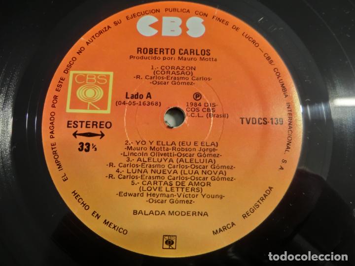 Discos de vinilo: ROBERTO CARLOS - 85 (MEXICO 1984) - Foto 3