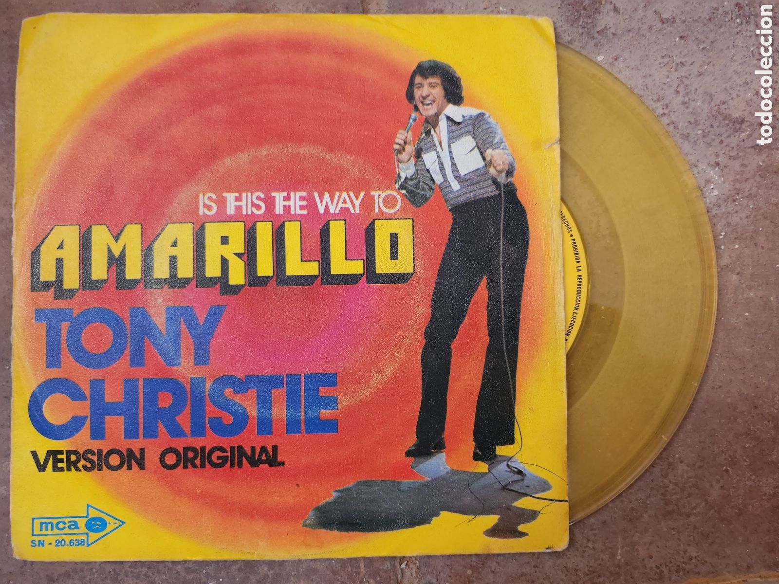 Discos de vinilo: Tony Christie Amarillo - Foto 1