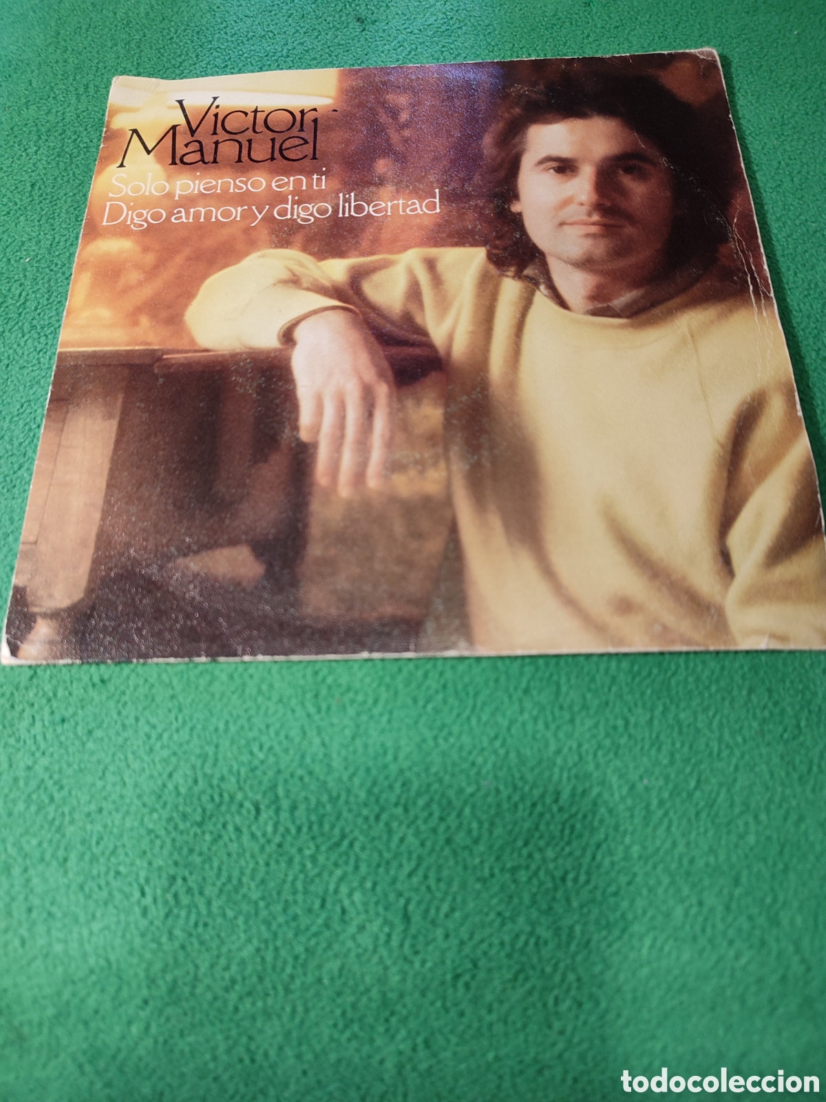 Discos de vinilo: V&iacute;ctor Manuel - Solo pienso en ti - Foto 1