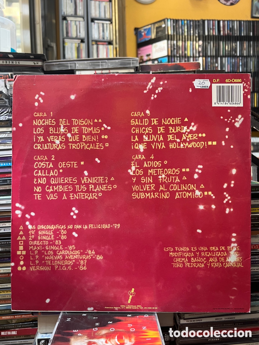 Discos de vinilo: Cardiacos Ethics & Ethylics - Foto 2