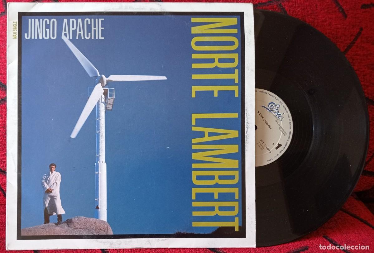 Discos de vinilo: NORTE LAMBERT ** Jingo Apache ** MAXI SINGLE VINILO ORIGINAL 1988 - Foto 1