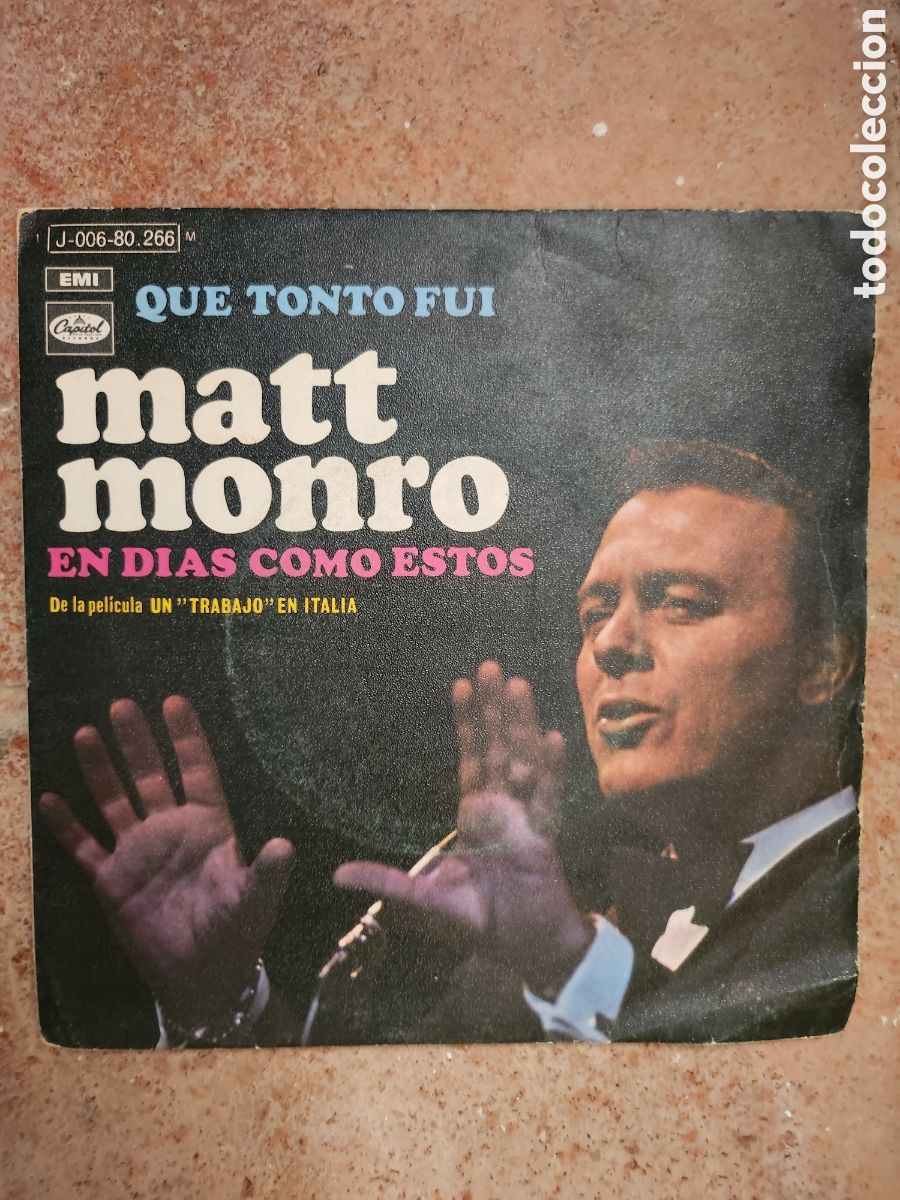 Discos de vinilo: Matt Monro que tonto fui - Foto 1