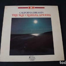 Discos de vinilo: LP, CALIFORNIA DREAMIN, THE RAY CHARLES SINGERS, ABC COMMAND RECORDS DQ-9000, AÑO 1976.