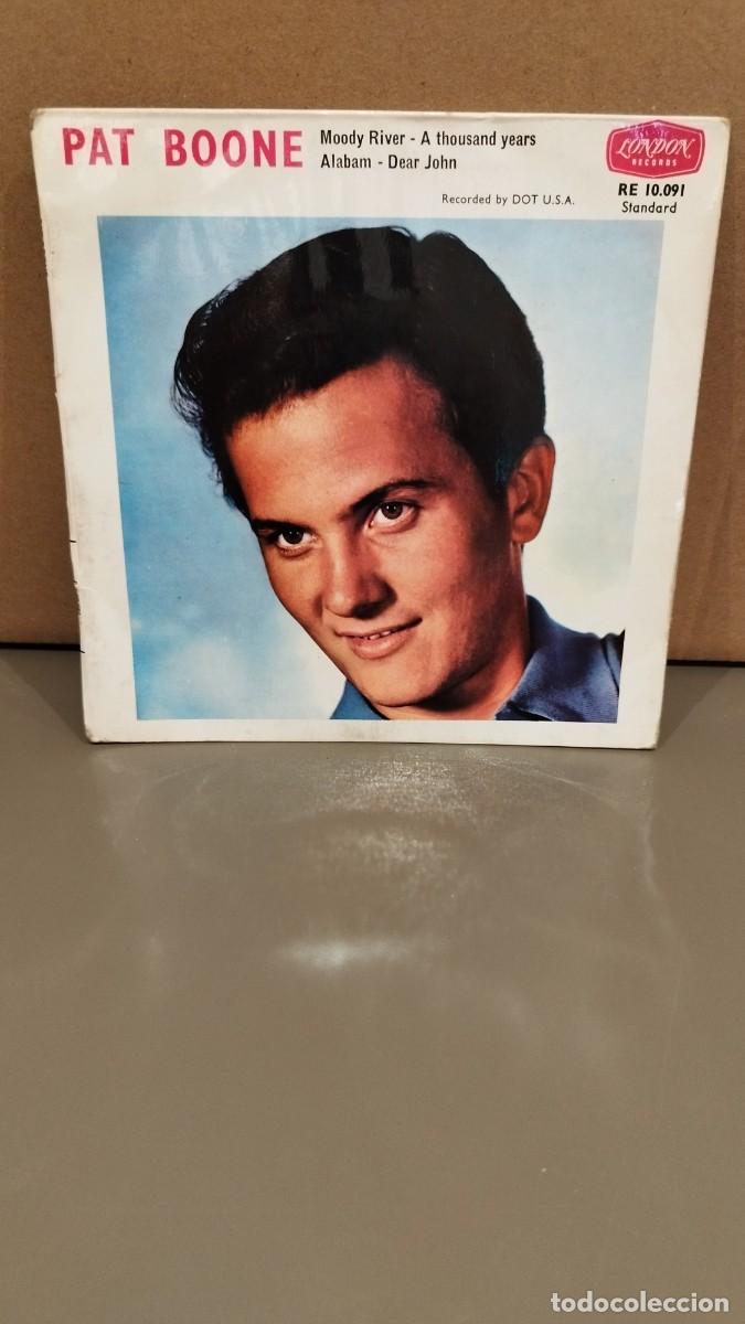Discos de vinilo: Pat Boone &lrm;&ndash; Moody River - Vinilo 7&rdquo; Single - - Foto 1