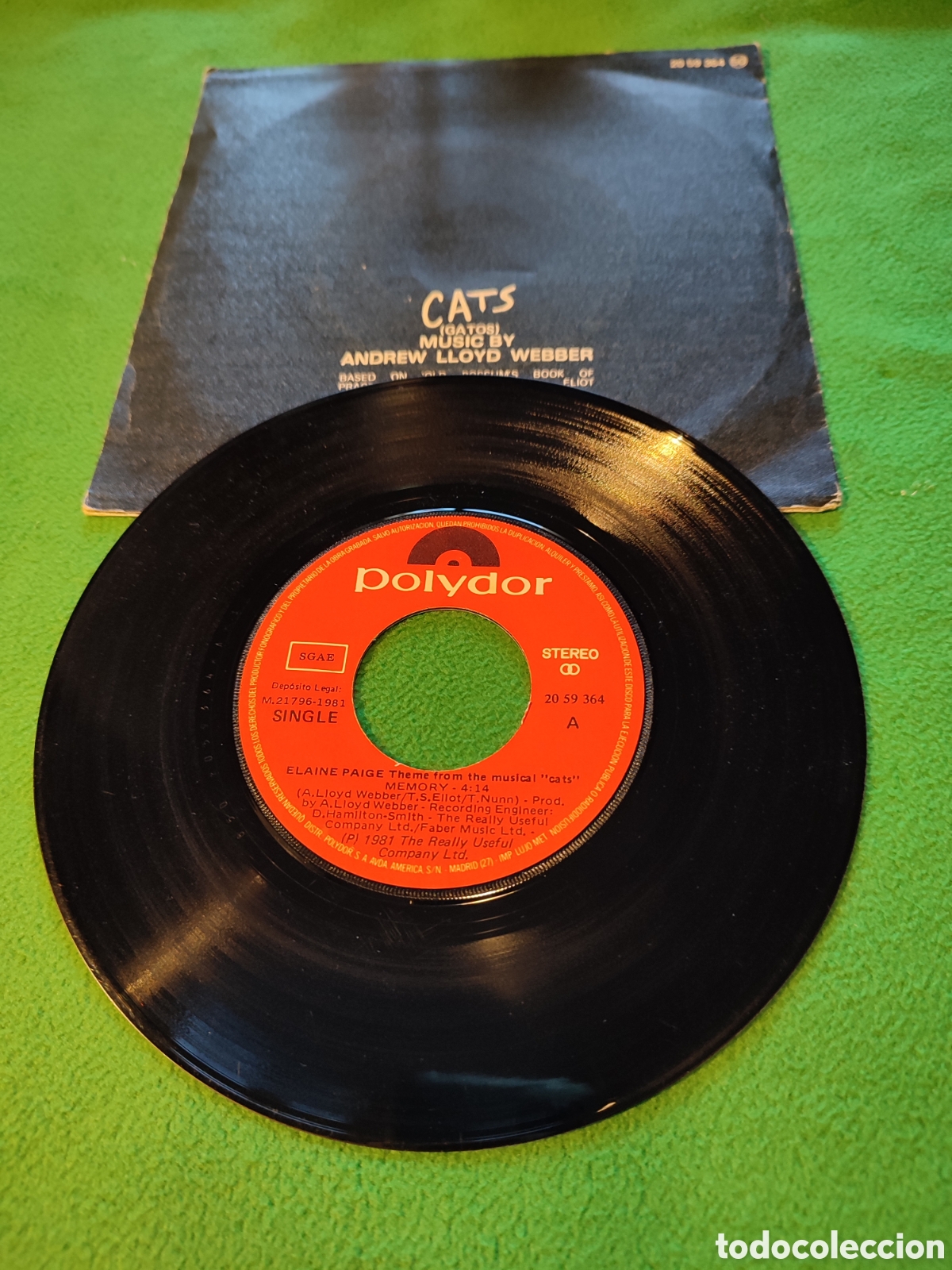 Discos de vinilo: Elaine Paige - Memory - Foto 2