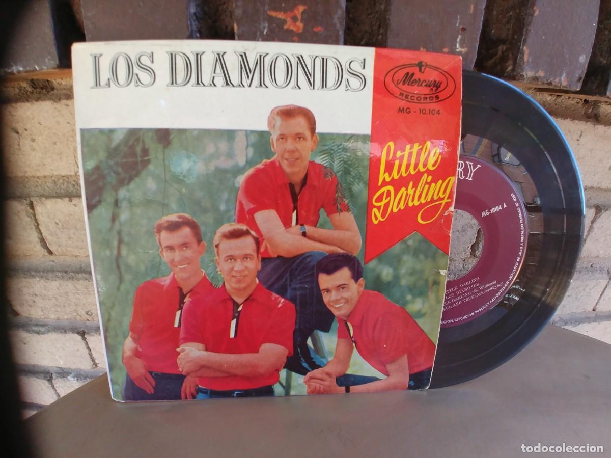 Discos de vinilo: LOS DIAMONDS-EP LTTLE DARLING +3 - Foto 1