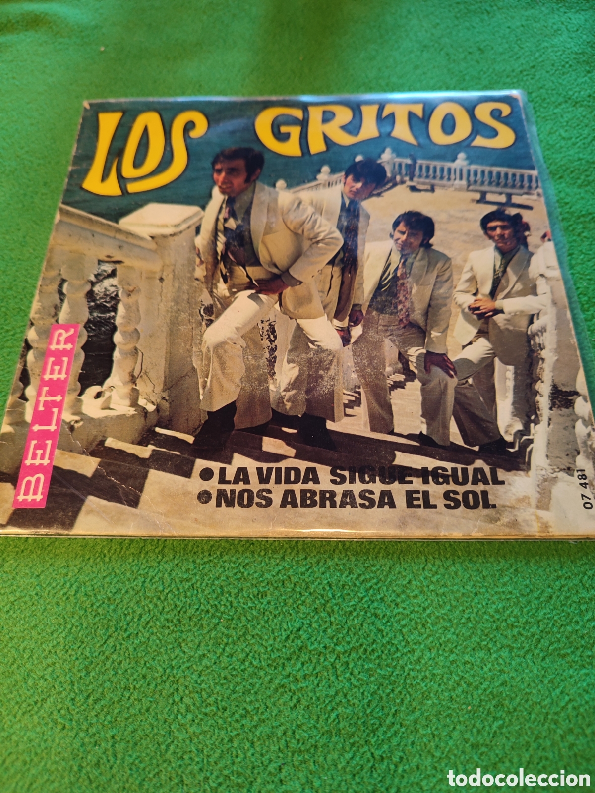 Discos de vinilo: Los Gritos - La vida sigue igual - Foto 1