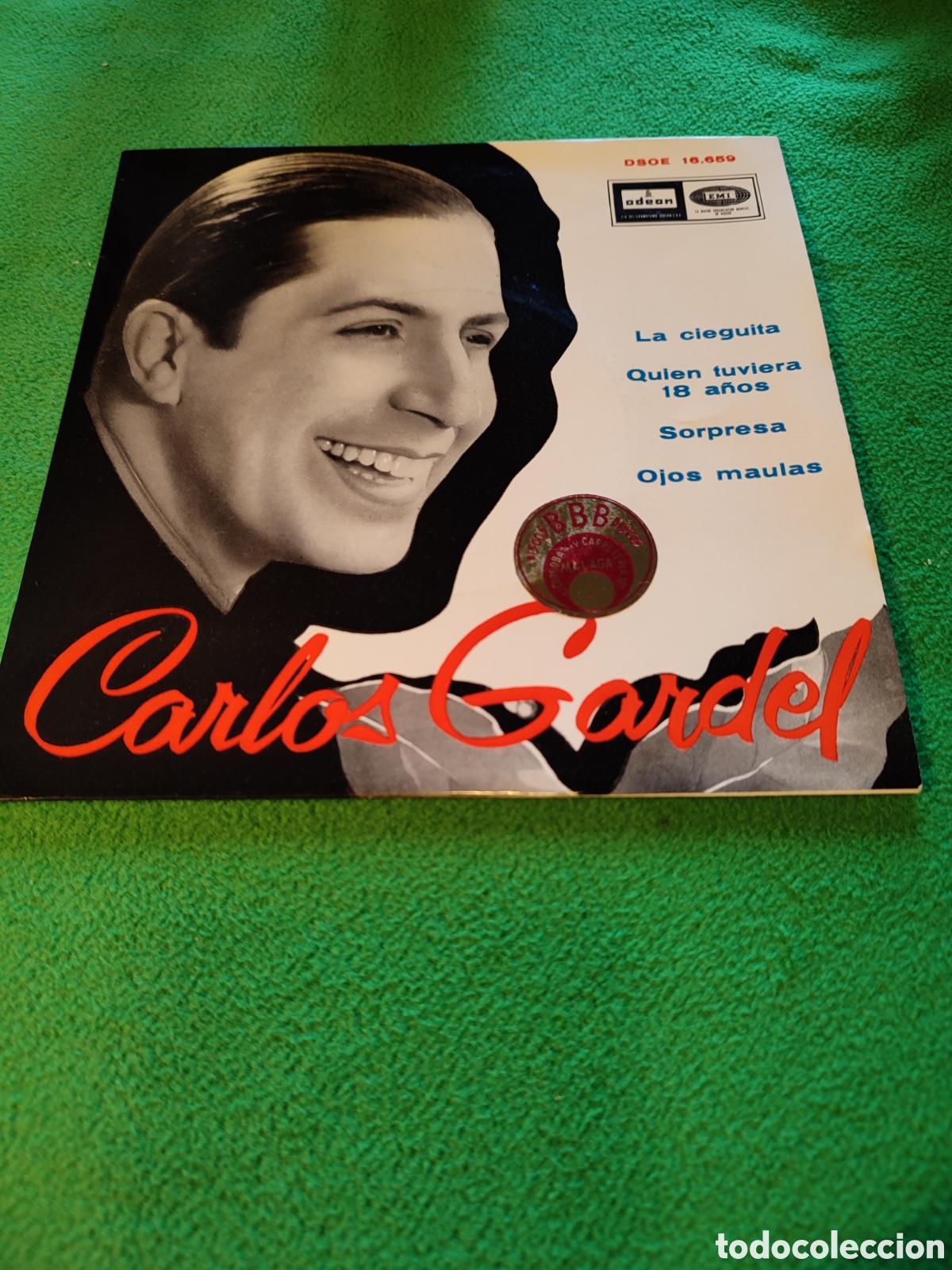Discos de vinilo: Carlos Gardel - La cieguita+ 3 - Foto 1