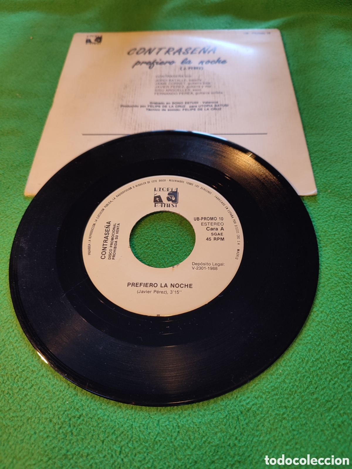 Discos de vinilo: Contrase&ntilde;a - Prefiero la noche - Foto 2