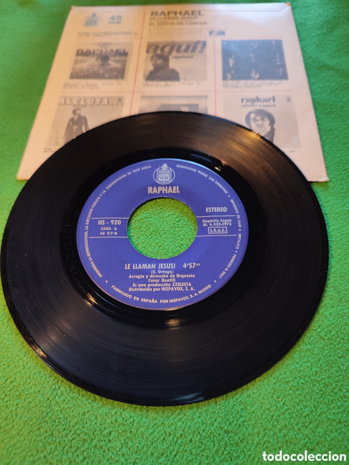 Discos de vinilo: Raphael - Le llaman Jes&uacute;s - Foto 2