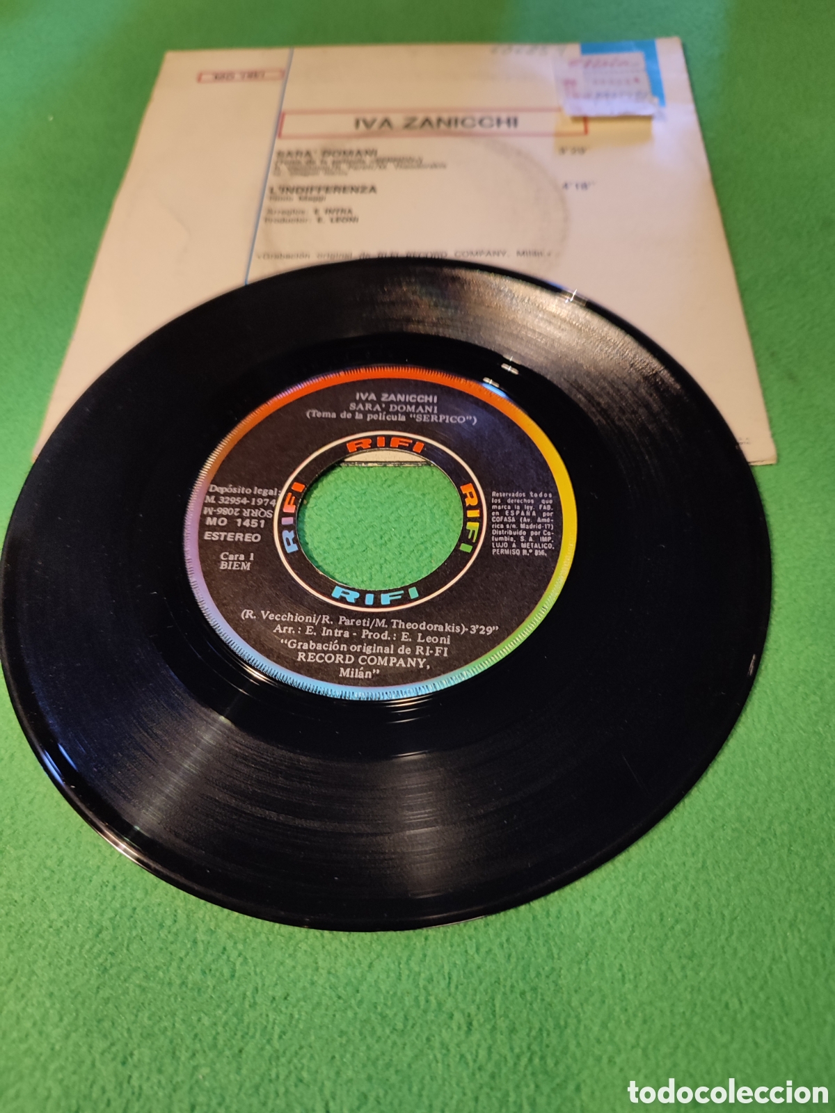 Discos de vinilo: Iva Zanicchi - Sara domani - Foto 2