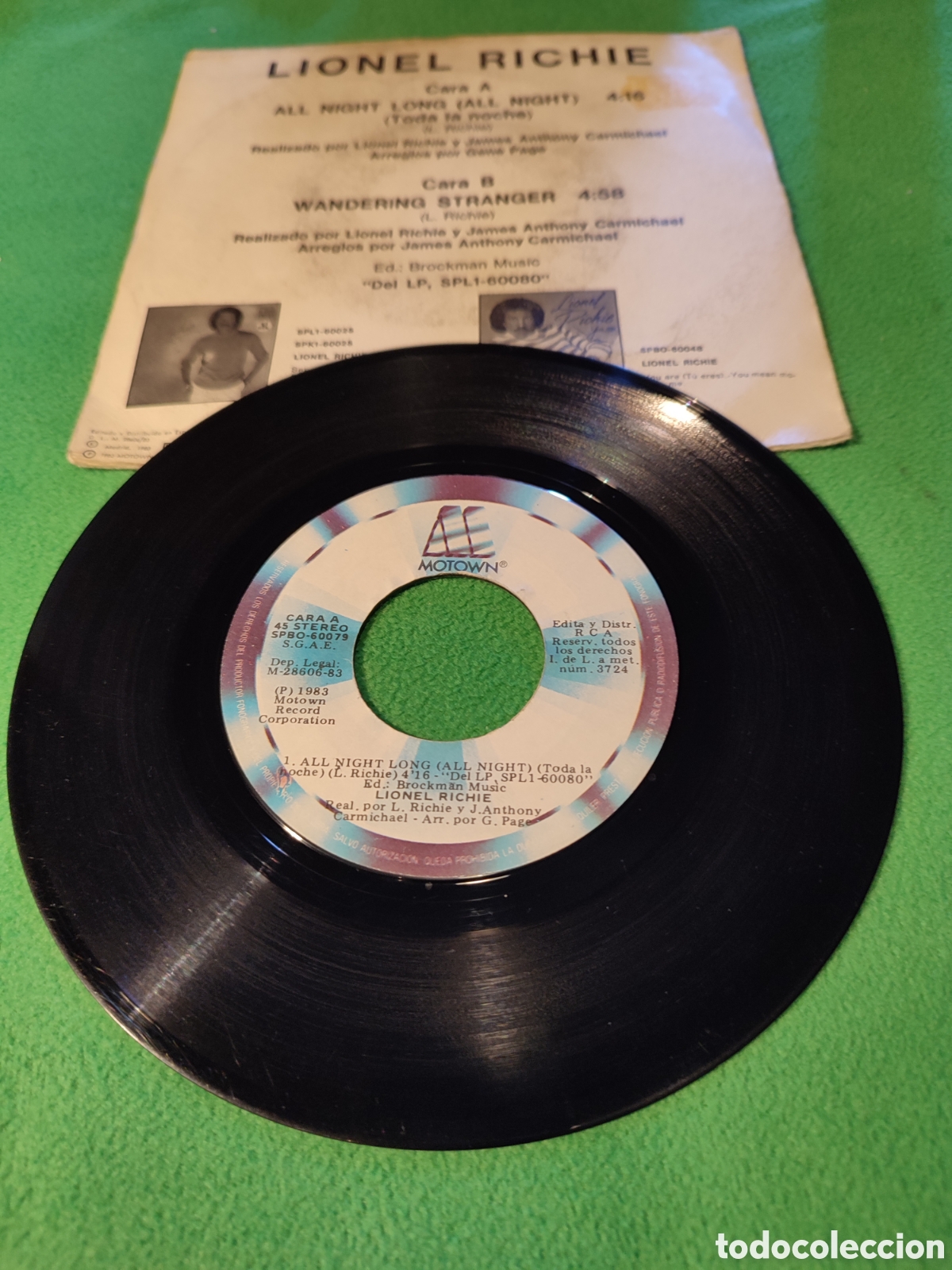 Discos de vinilo: Lionel Richie - All night long - Foto 2