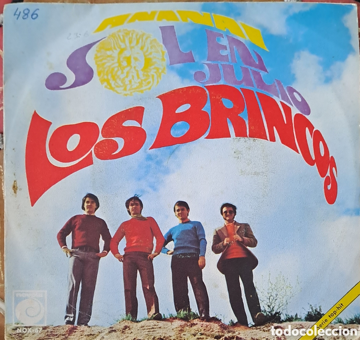 Discos de vinilo: LOS BRINCOS. SOL DE JULIO. LGS.9 - Foto 2