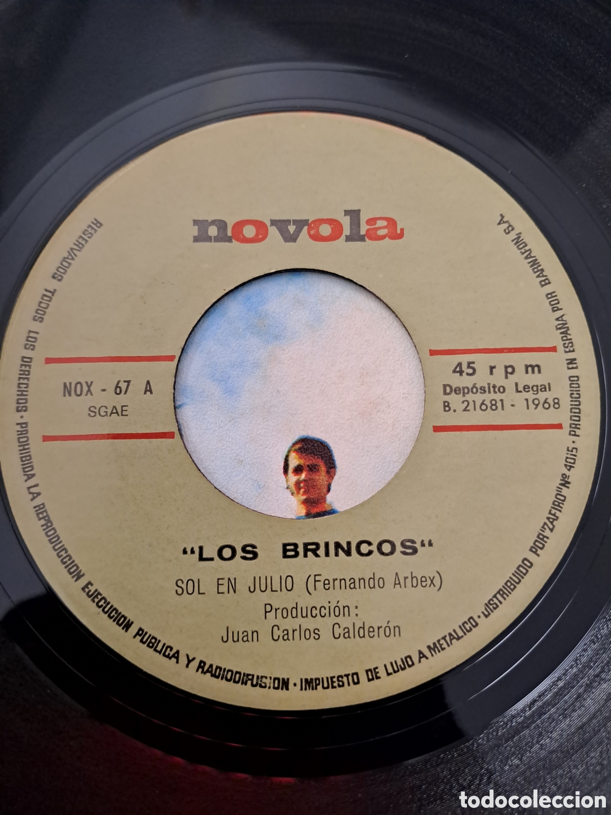 Discos de vinilo: LOS BRINCOS. SOL DE JULIO. LGS.9 - Foto 3