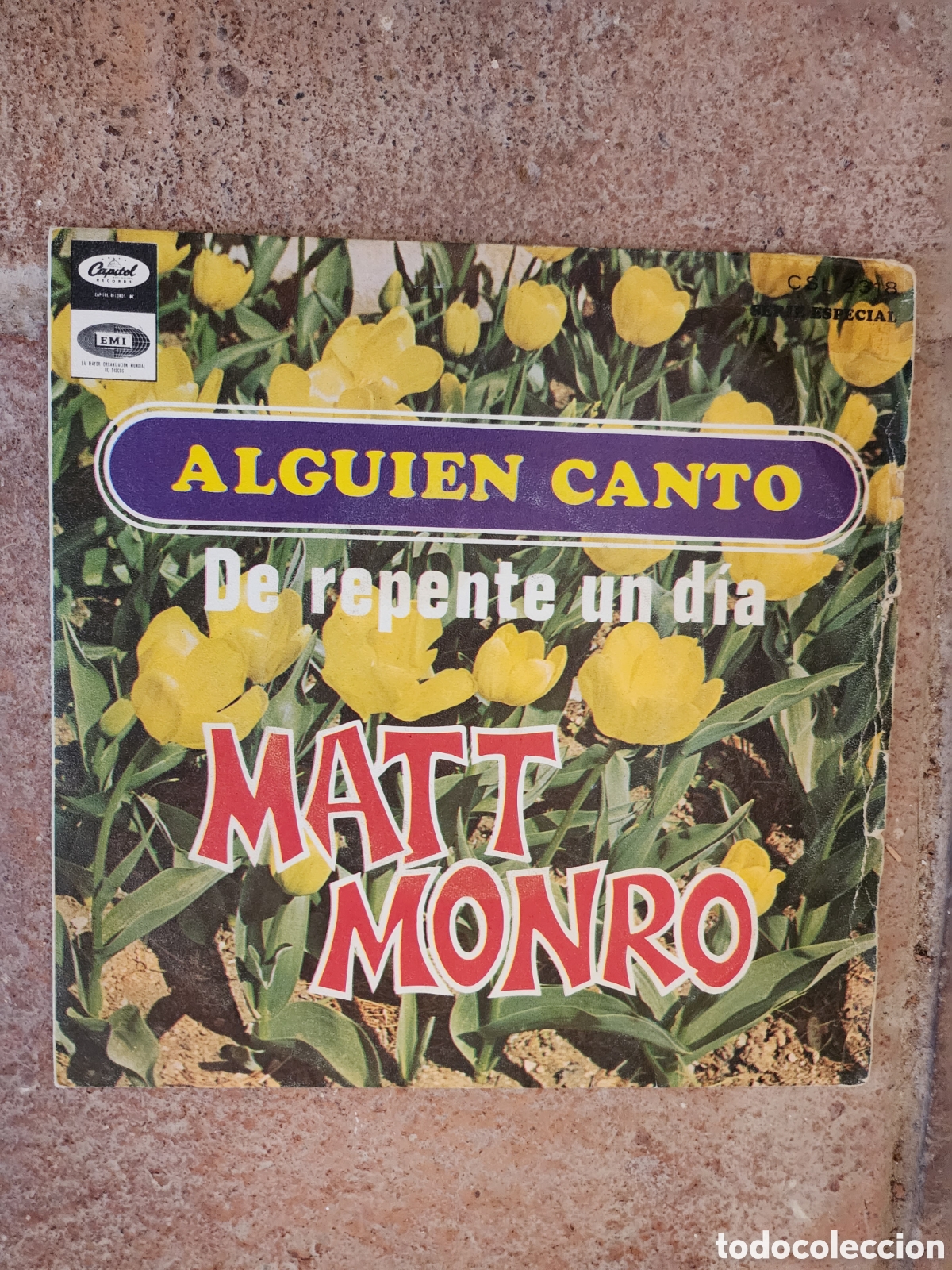 Discos de vinilo: Matt Monro Alguien cant&oacute; - Foto 1