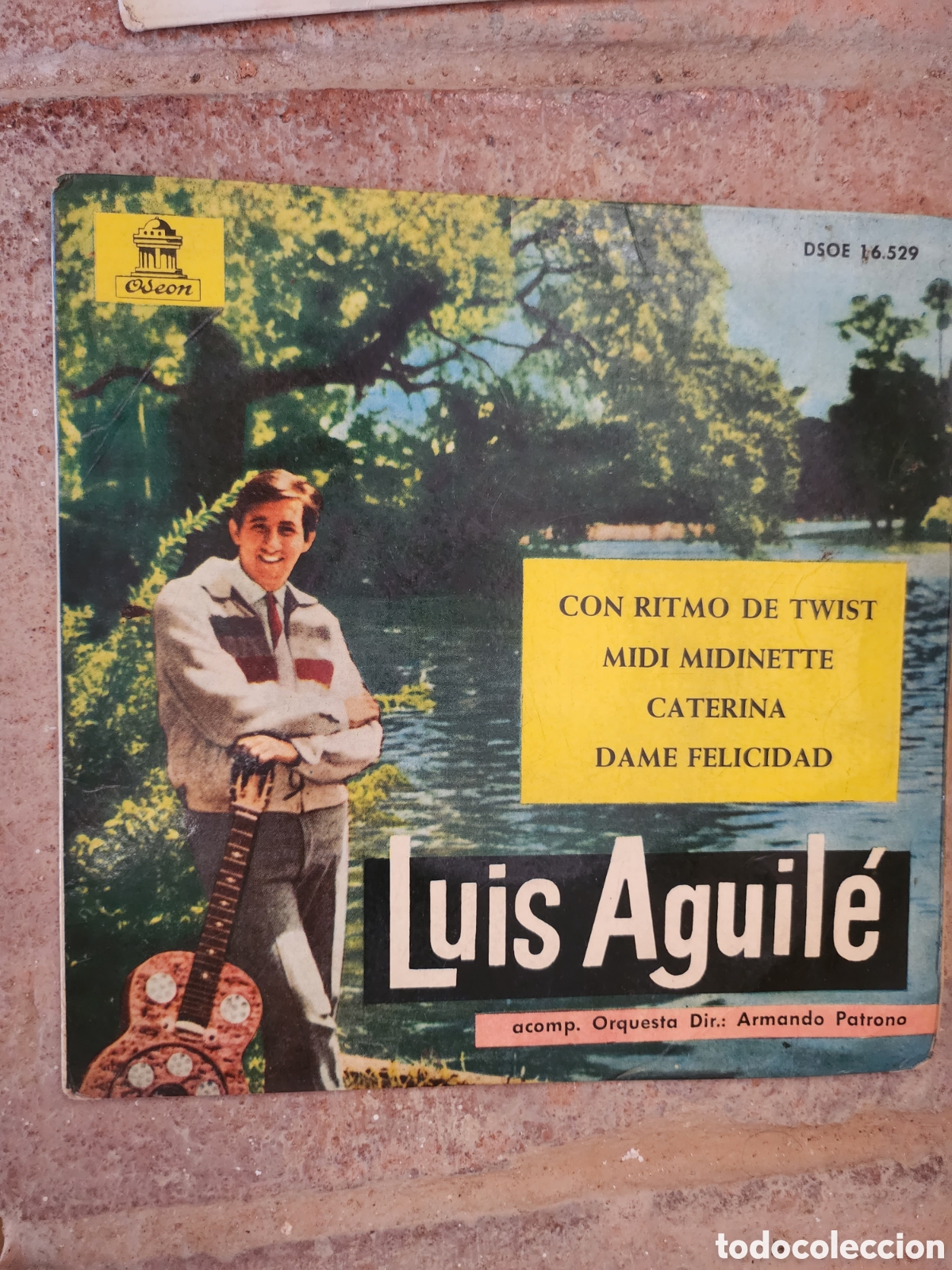 Discos de vinilo: Lu&iacute;s Aguile Con ritmo de twist - Foto 1