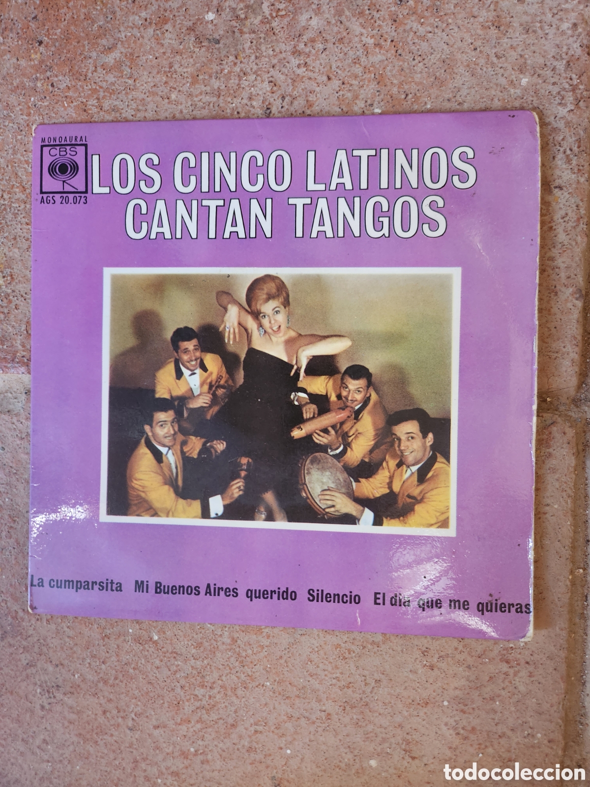 Discos de vinilo: Los 5 Latinos cantan tangos - Foto 1