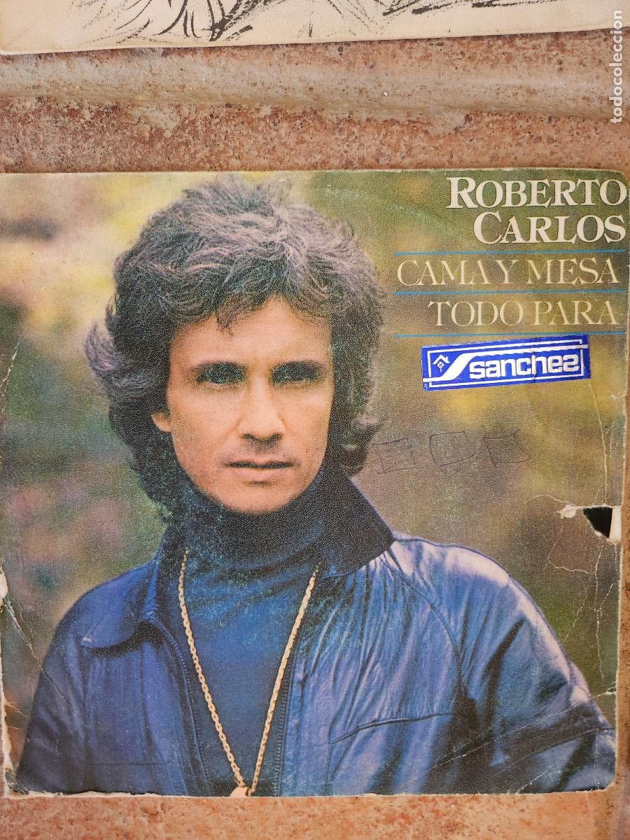 Discos de vinilo: Roberto Carlos Cama y mesa - Foto 1