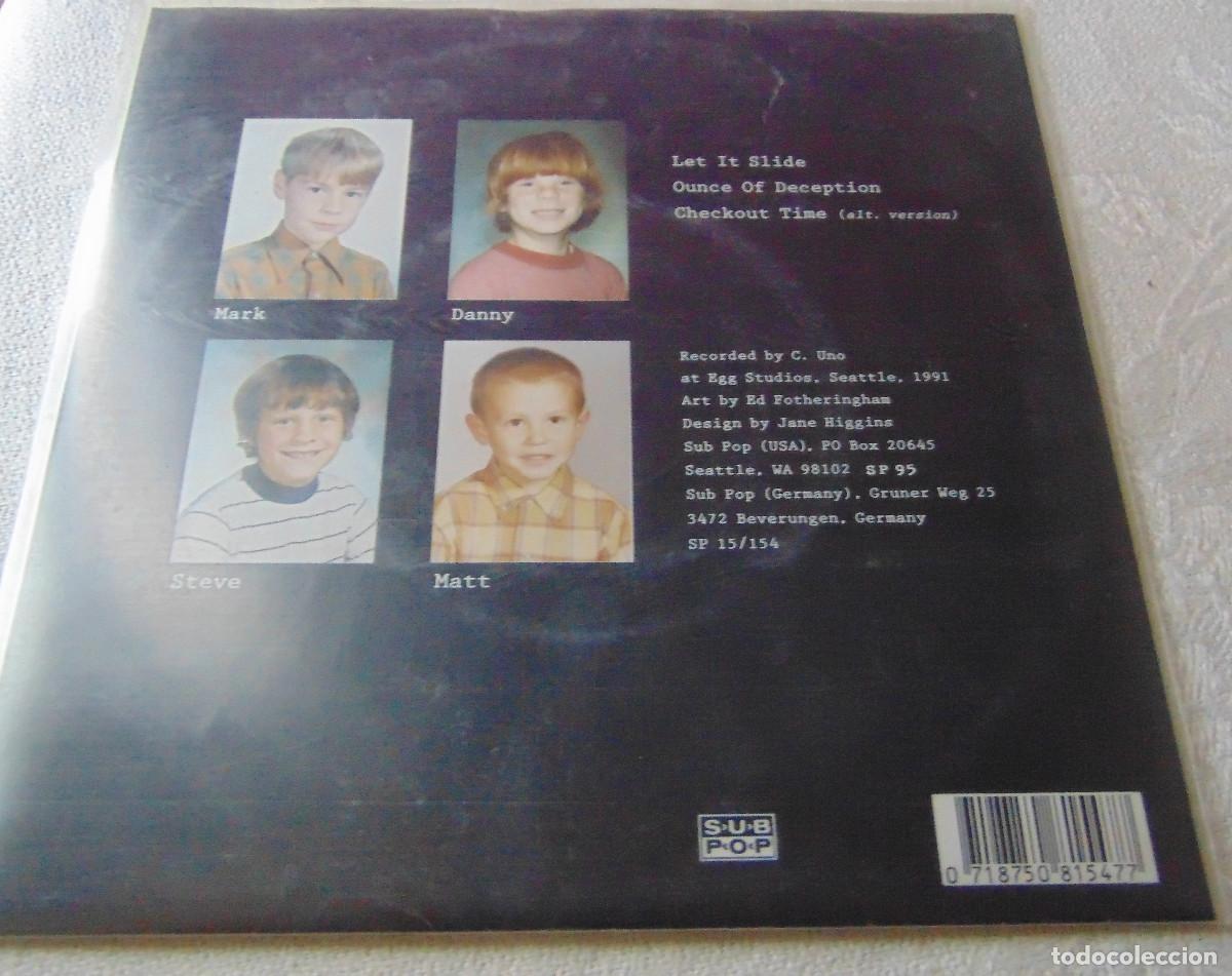 Discos de vinilo: Mudhoney &ndash; Let It Slide - SINGLE SUB POP 1991 - Foto 2