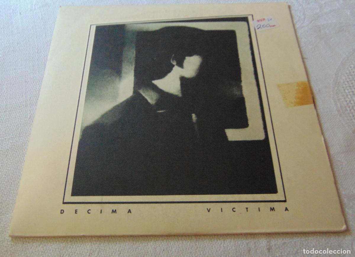 Discos de vinilo: Decima Victima &ndash; Detr&aacute;s De La Mirada - SINGLE GASA 1982 - Foto 1