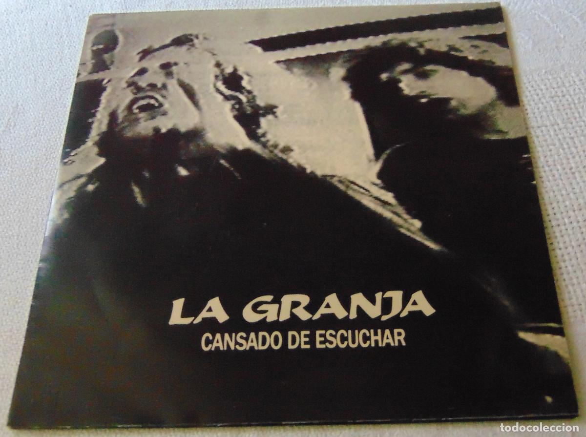 Discos de vinilo: LA GRANJA - SINGLE 7 - CANSADO DE ESCUCHAR - DRO 91 - Foto 1