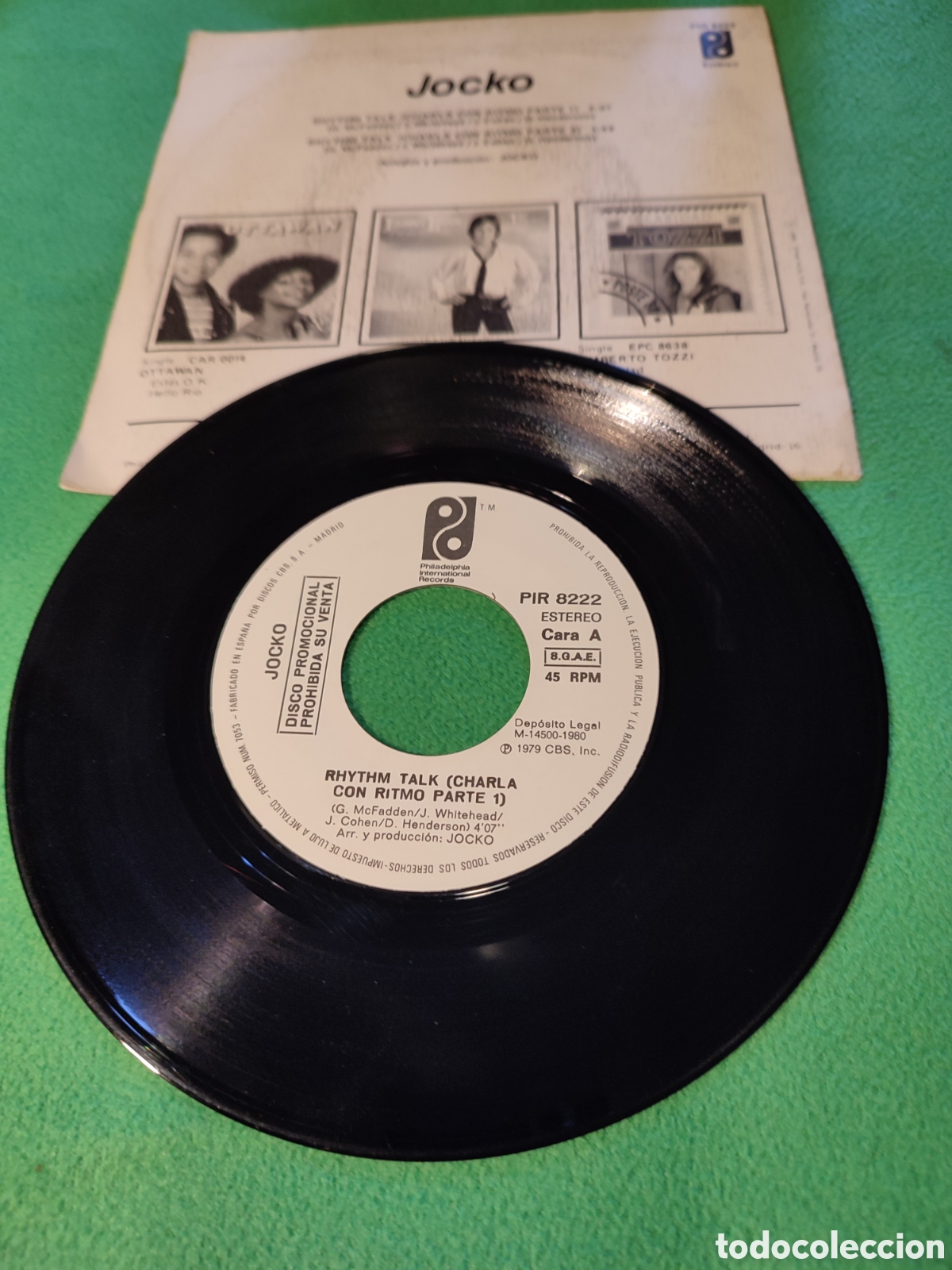Discos de vinilo: Jocko - Rhythm talk - Foto 2