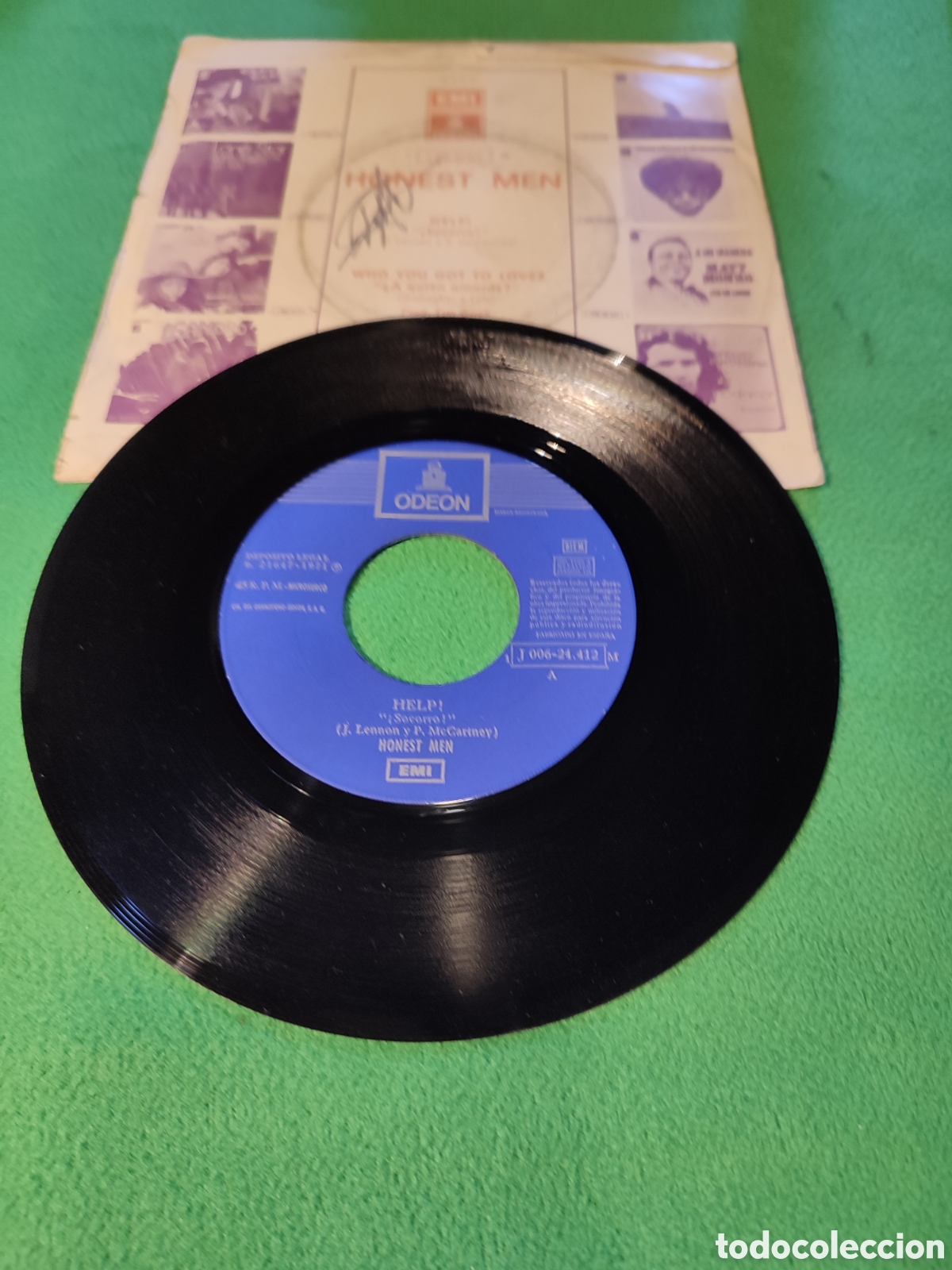 Discos de vinilo: Honest Men - Help single - Foto 2