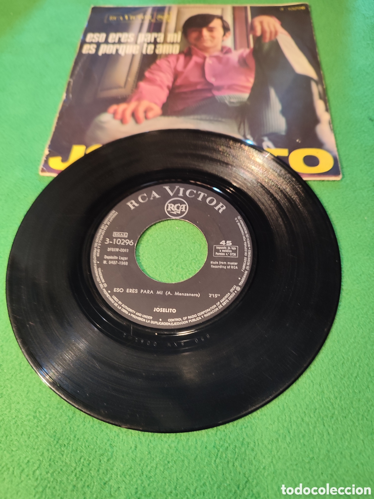 Discos de vinilo: Joselito - Eso eres para mi - Foto 2