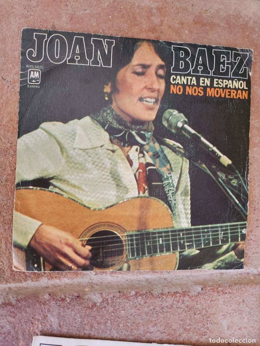 Discos de vinilo: Joan Baez No nos mover&aacute;n - Foto 1