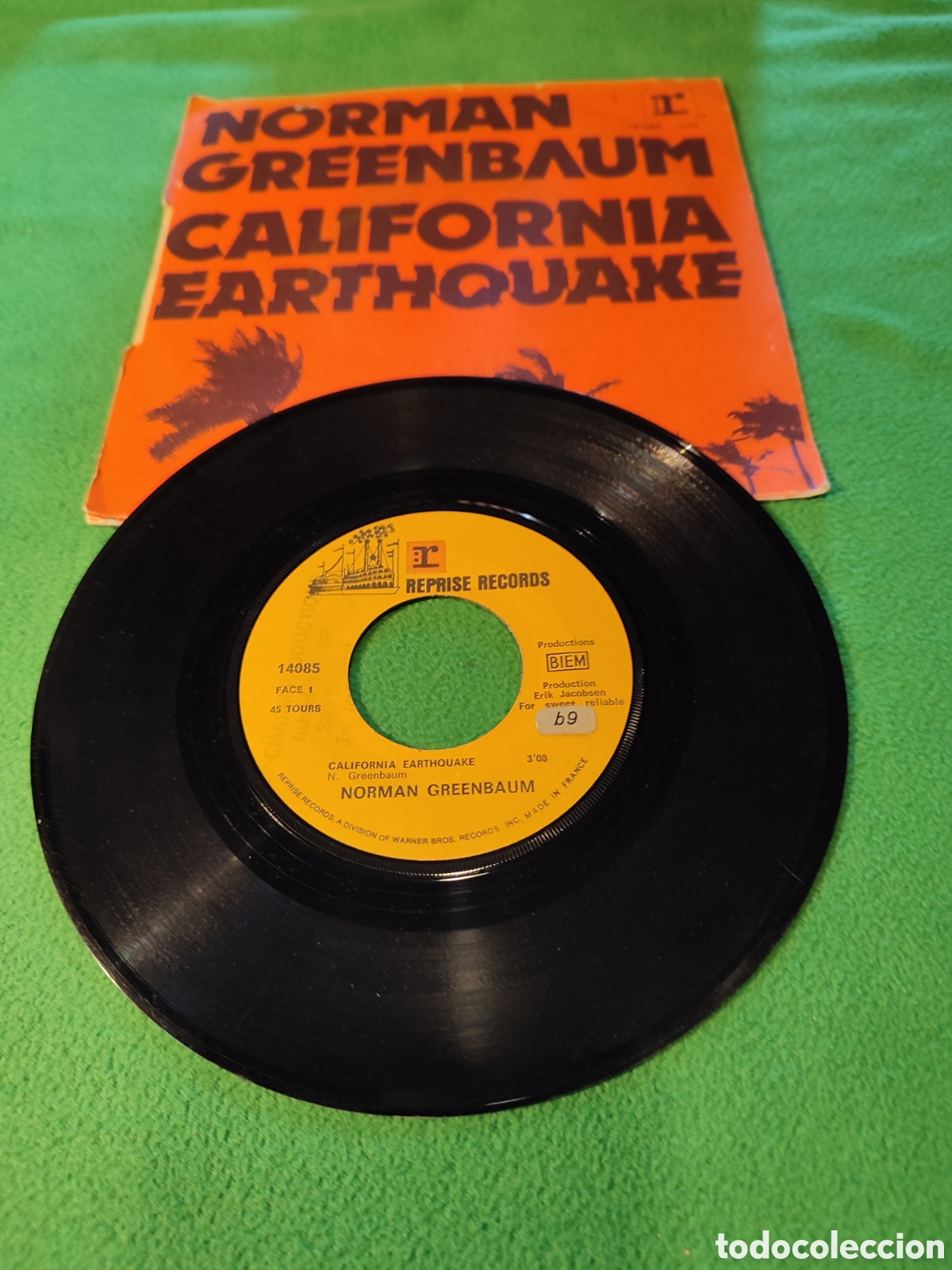 Discos de vinilo: Norman Greenbaum - California earthquake - Foto 2