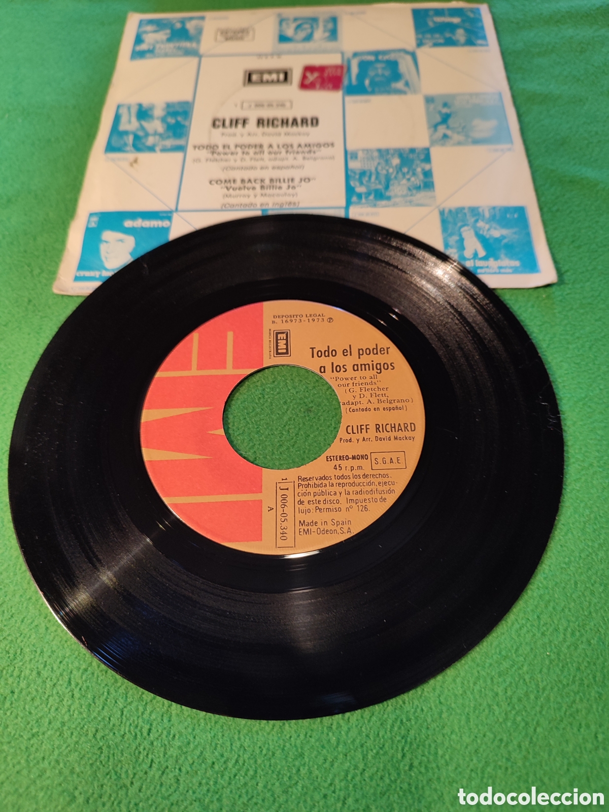 Discos de vinilo: Cliff Richard - Todo el poder a los amigos en espa&ntilde;ol - Foto 2