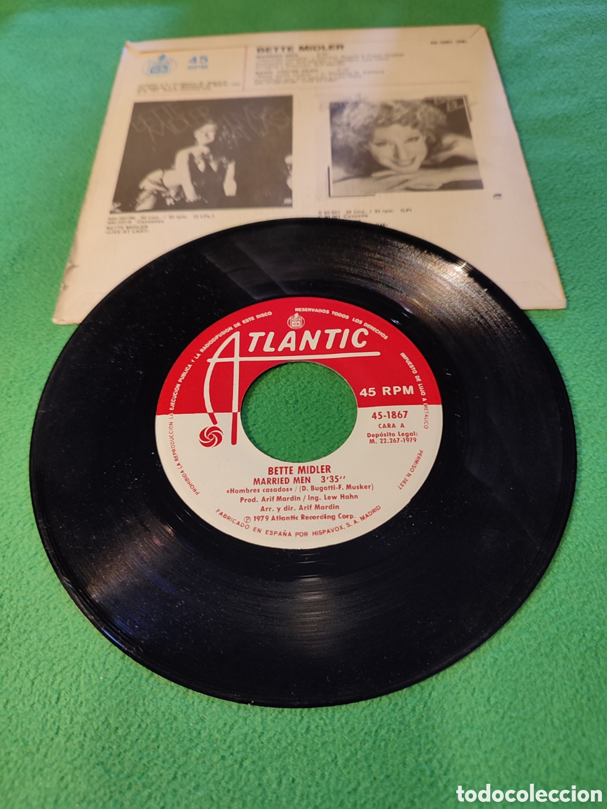 Discos de vinilo: Bette Midler -Married men - Foto 2
