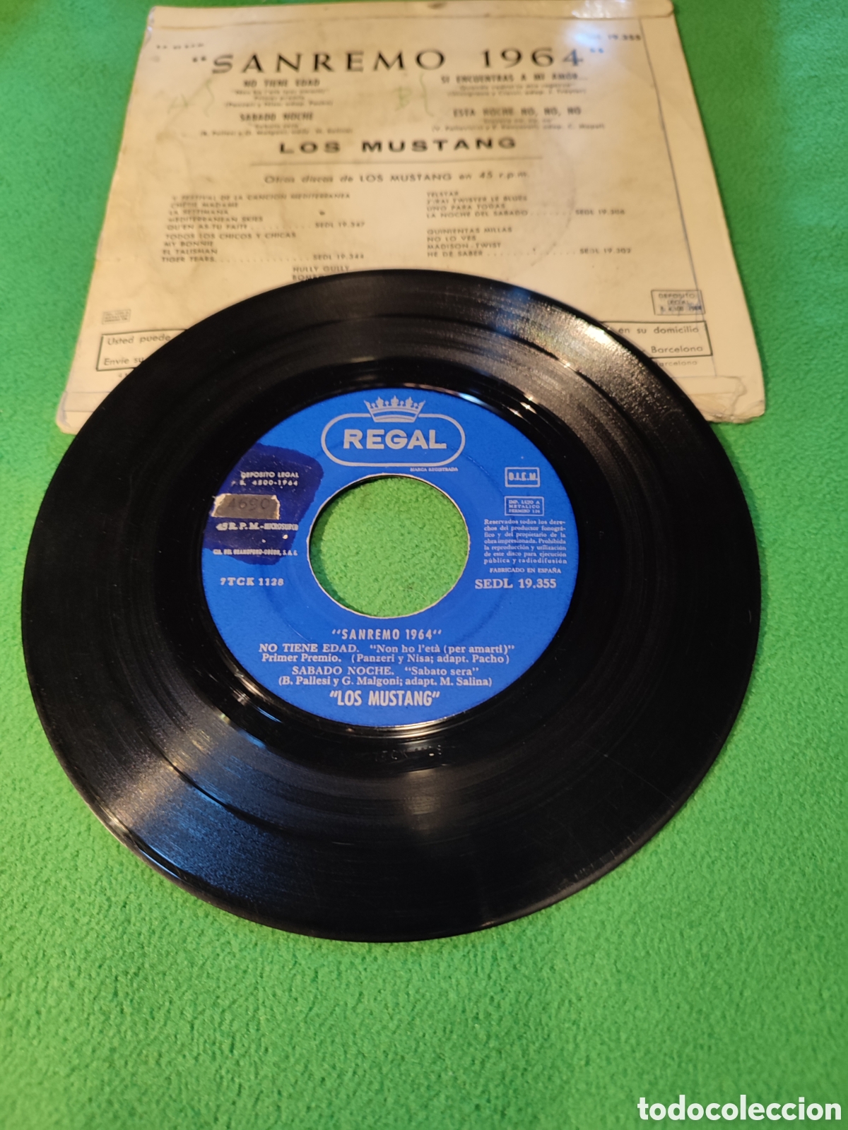 Discos de vinilo: Los Mustang - No tiene edad+ 3 - Foto 2