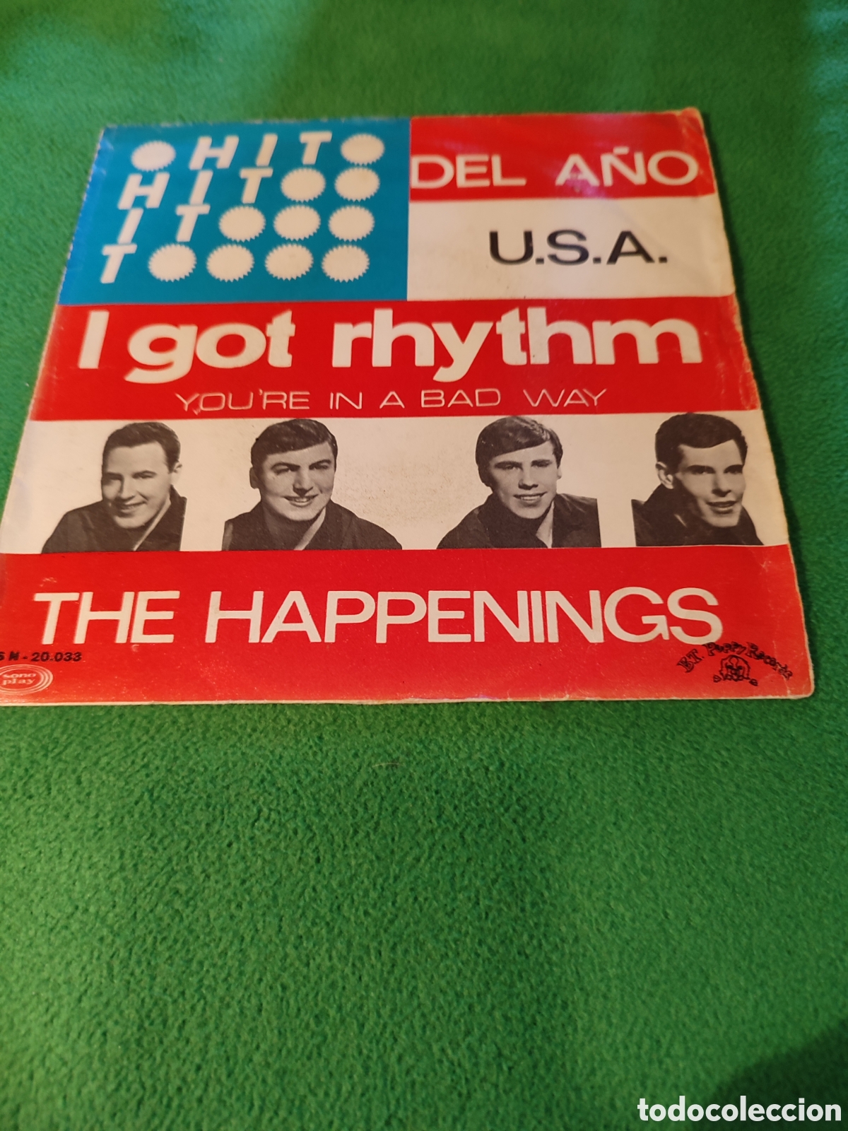 Discos de vinilo: The Happenings - I got rhythm - Foto 1