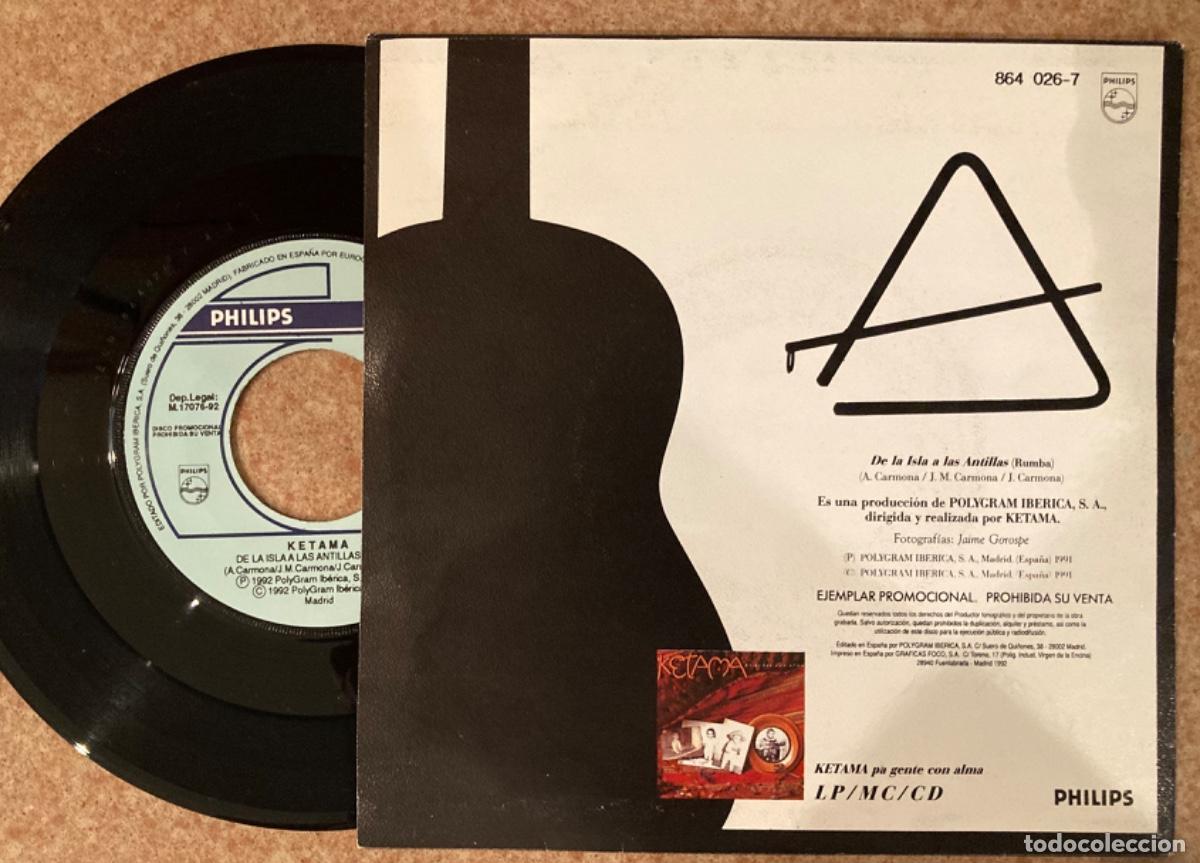 Discos de vinilo: Ketama - single promocional - impecable - Foto 2