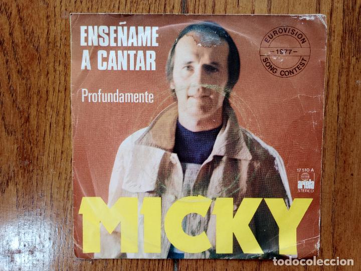 Discos de vinilo: Micky - ens&eacute;&ntilde;ame a cantar + profundamente - Foto 1