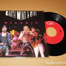 Discos de vinilo: EARTH WIND AND FIRE - MEGAMIX (5:40) - SINGLE - 1989 - SUS Nº1 EN ESTE MEGAMIX