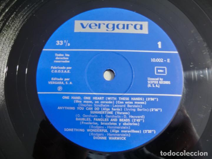 Discos de vinilo: DIONNE WARWICK - S/T (SPAIN 1967) - Foto 3