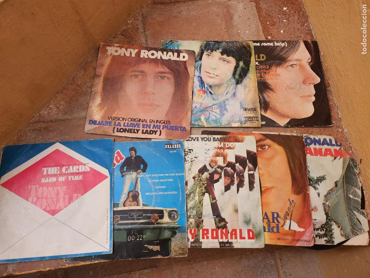 Discos de vinilo: Tony Ronald 8 discos - Foto 1