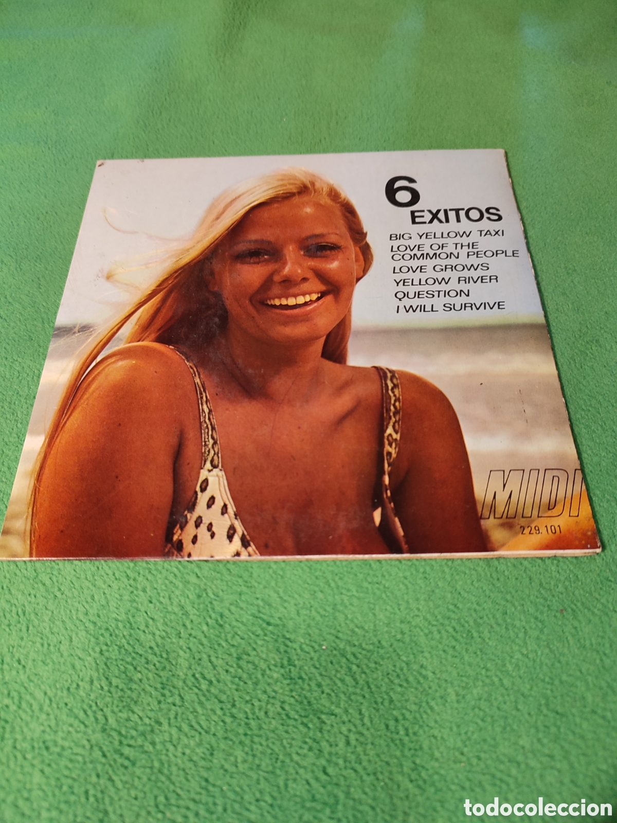 Discos de vinilo: 6 &Eacute;xitos Midi- Big Yellow taxi + 5 - Foto 1