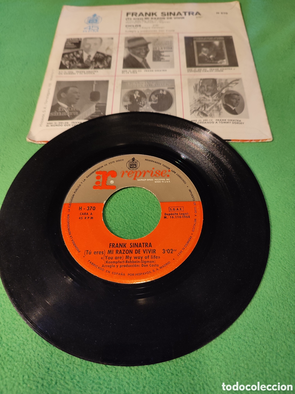 Discos de vinilo: Frank Sinatra - Mi raz&oacute;n de vivir - Foto 2