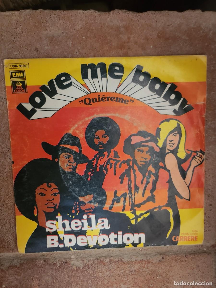 Discos de vinilo: Sheila B. Devotion love me baby - Foto 1