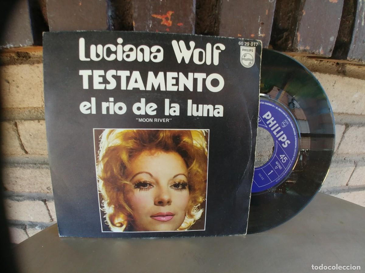 Discos de vinilo: LUCIANA WOLF-SINGLE TESTAMENTO - Foto 1