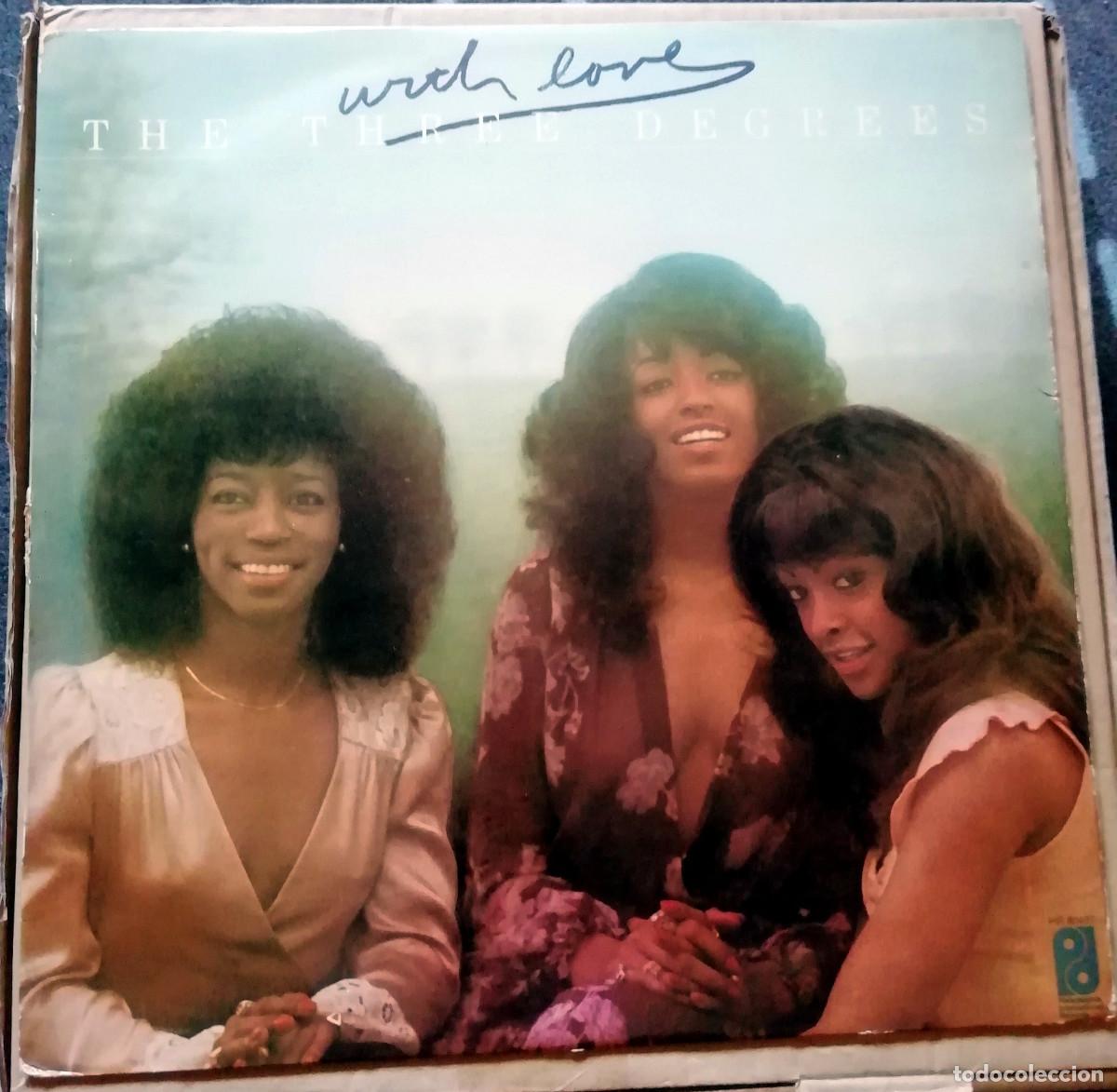 Discos de vinilo: The Three Degrees &lrm;&ndash; With Love LP, Spain 1975 - Foto 1