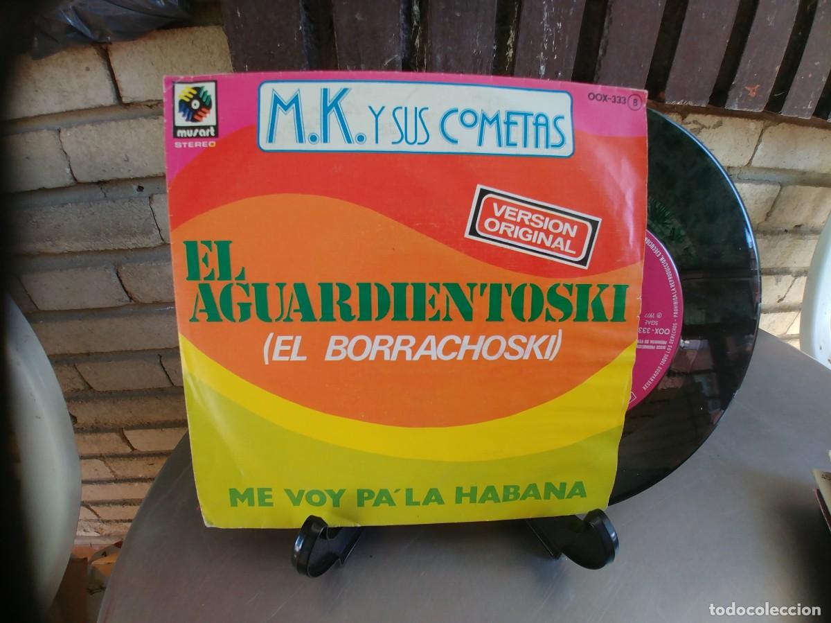 Discos de vinilo: M.K. Y SUS COMETAS-SINGLE EL AGUARDIENTOSKI - Foto 1
