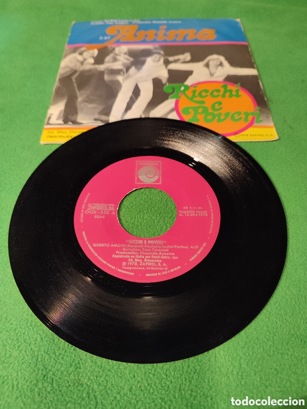 Discos de vinilo: Ricchi e Poveri - Questo amore - Foto 2
