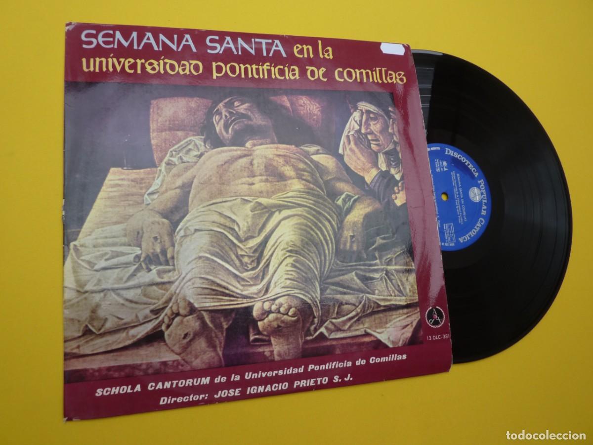 Discos de vinilo: LP SEMANA SANTA EN COMILLAS - Jose Ignacio Prieto - SPAIN Press - 13 DLC-381 (VG+/VG+)