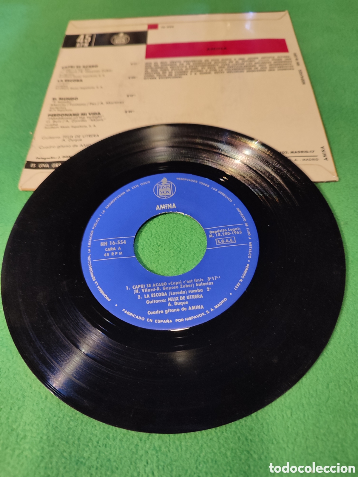 Discos de vinilo: Amina - El mundo + 3 - Foto 3