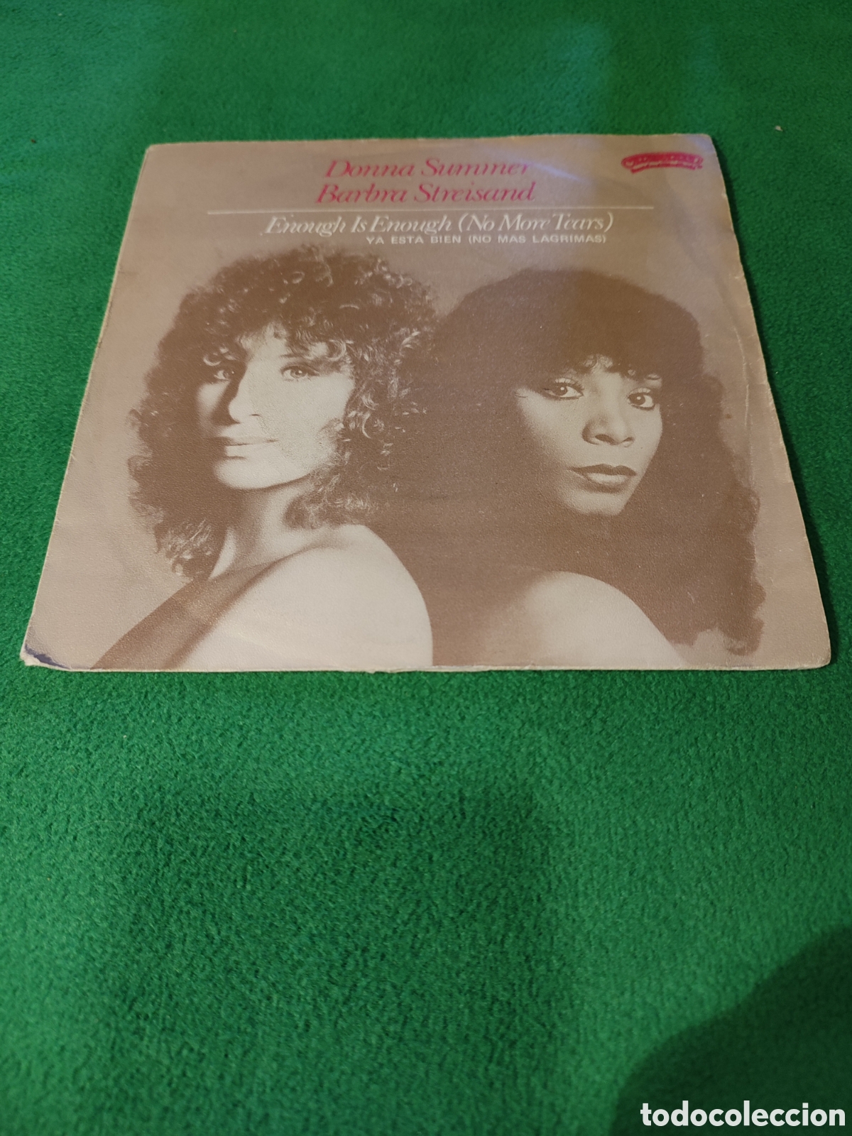 Discos de vinilo: Donna Summer y Barbra Streisand - Enough is enough - Foto 1